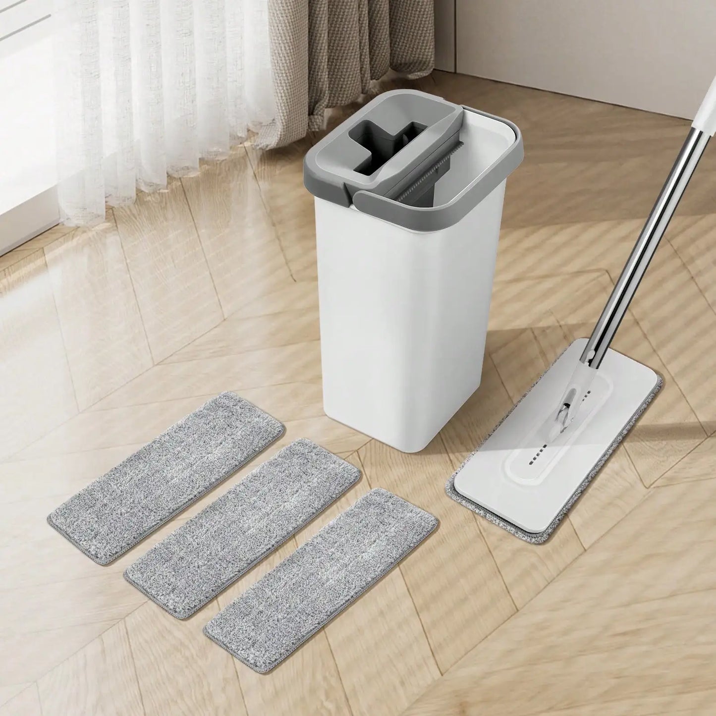 Magic Spin Mop Set - Hands-Free
