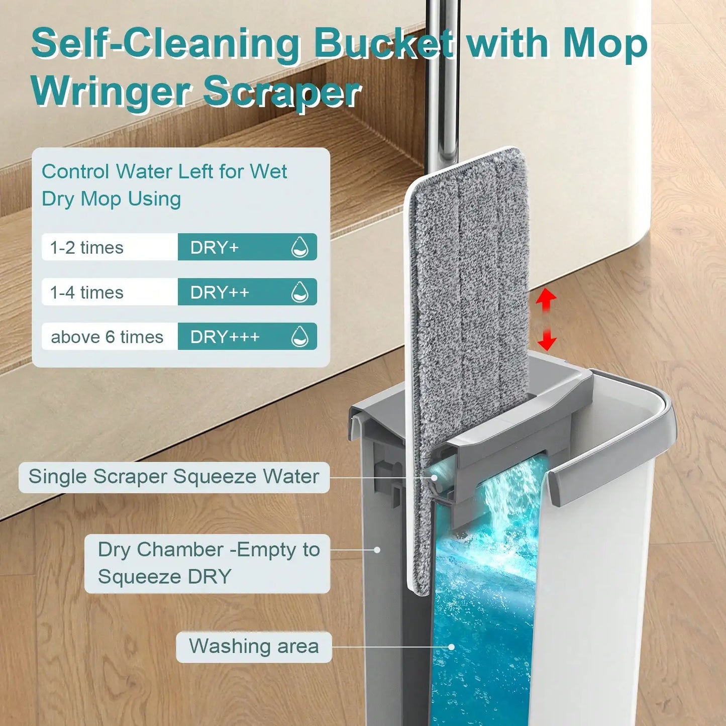 Magic Spin Mop Set - Hands-Free