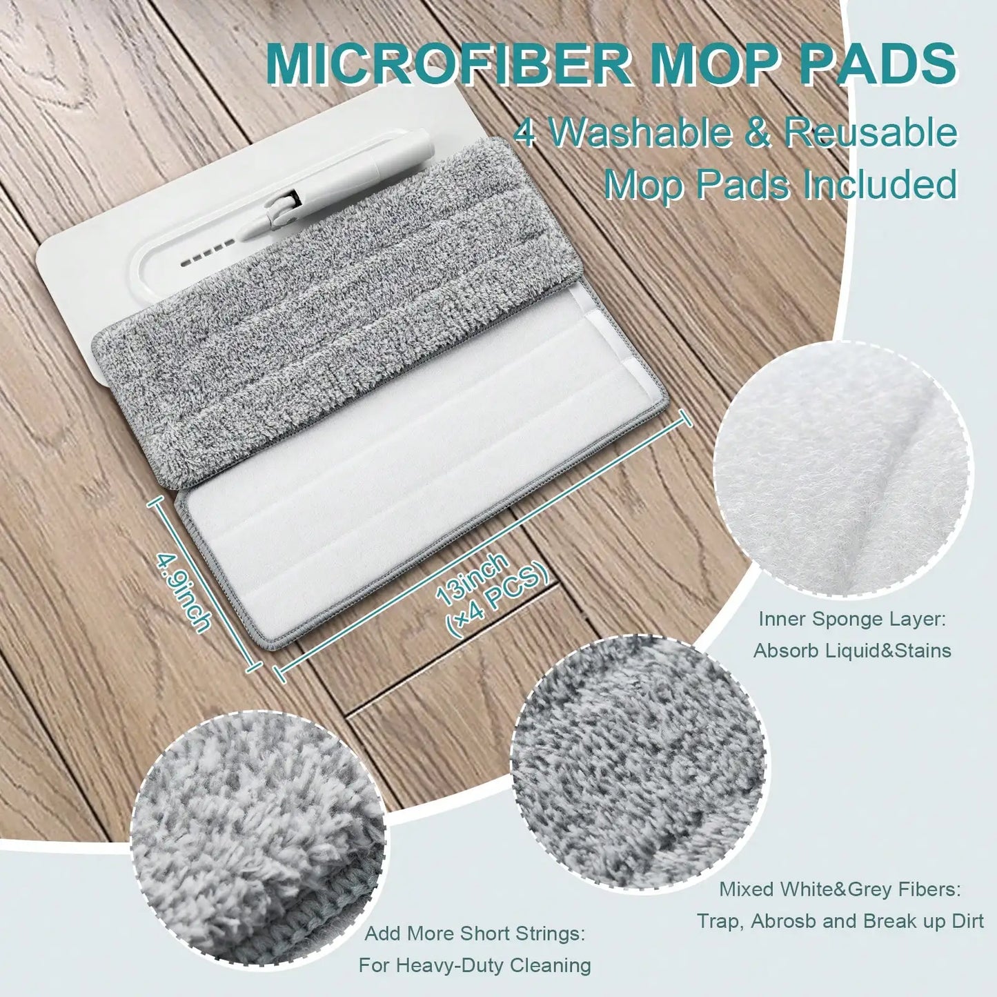 Magic Spin Mop Set - Hands-Free